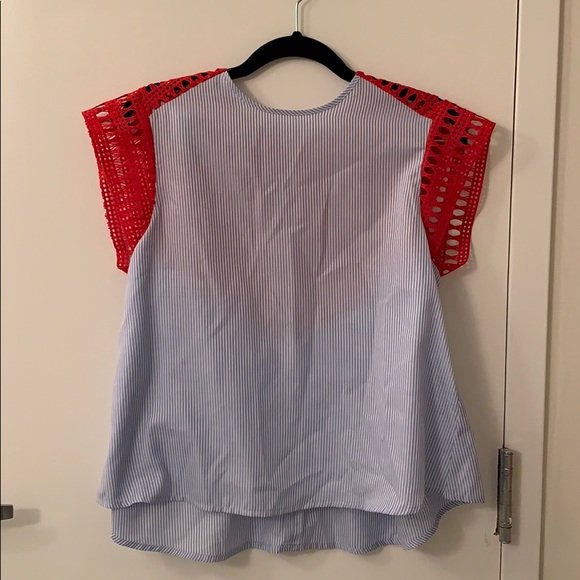 Anthropologie poplin top - Picture 1 of 5
